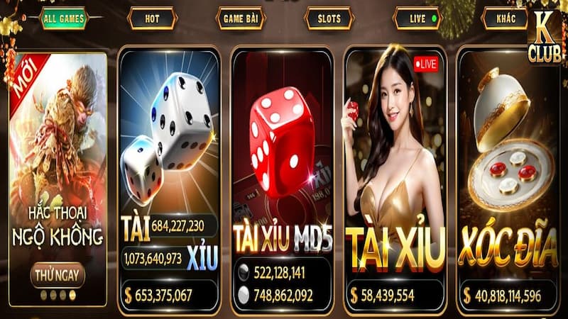 Kho trò chơi đa dạng, hấp dẫn Kho trò chơi đa dạng, hấp dẫn